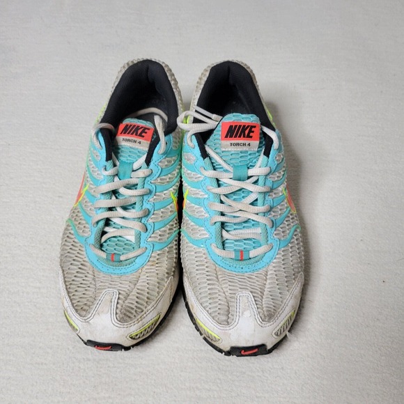 Nike Air Max Torch 4 Women's Shoes White/Blk-Volt-Crimson Size 9 US CW5607-100 - Picture 5 of 16